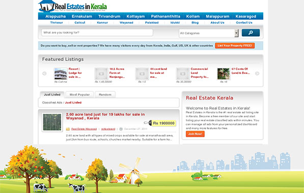 real estates in kerala